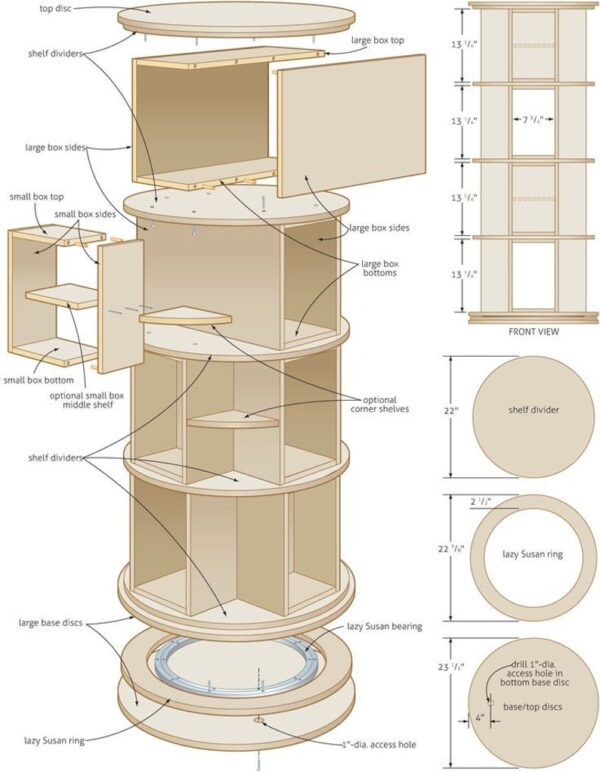 A Shoe Rack | Shoe Storage 7-Tier | Lazy Susan Shoe Organizer | Spinning Shoe Rack | Shoe Holder - Image 2