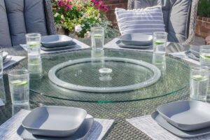 Patio Glass Lazy Susan's